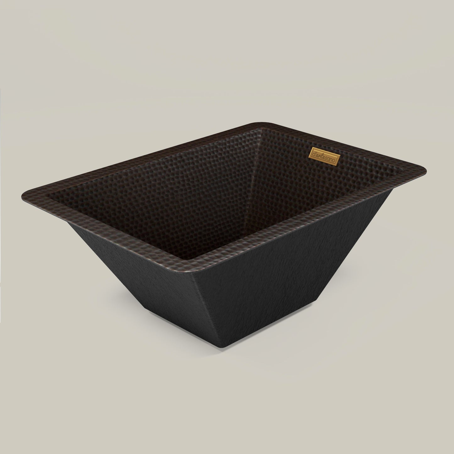 Premium Copper Rectangular Bar Sink