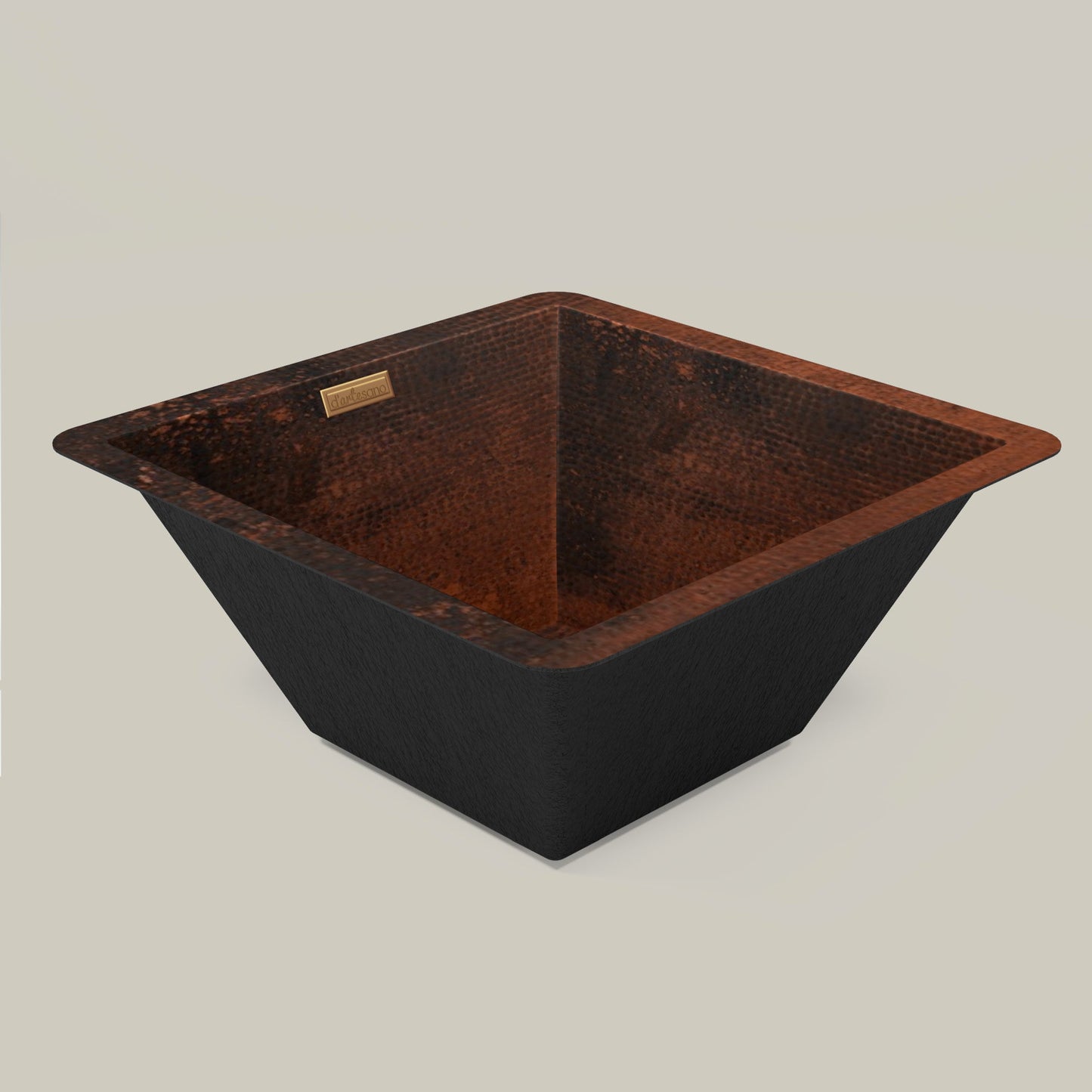 Premium Copper Square Bar Sink