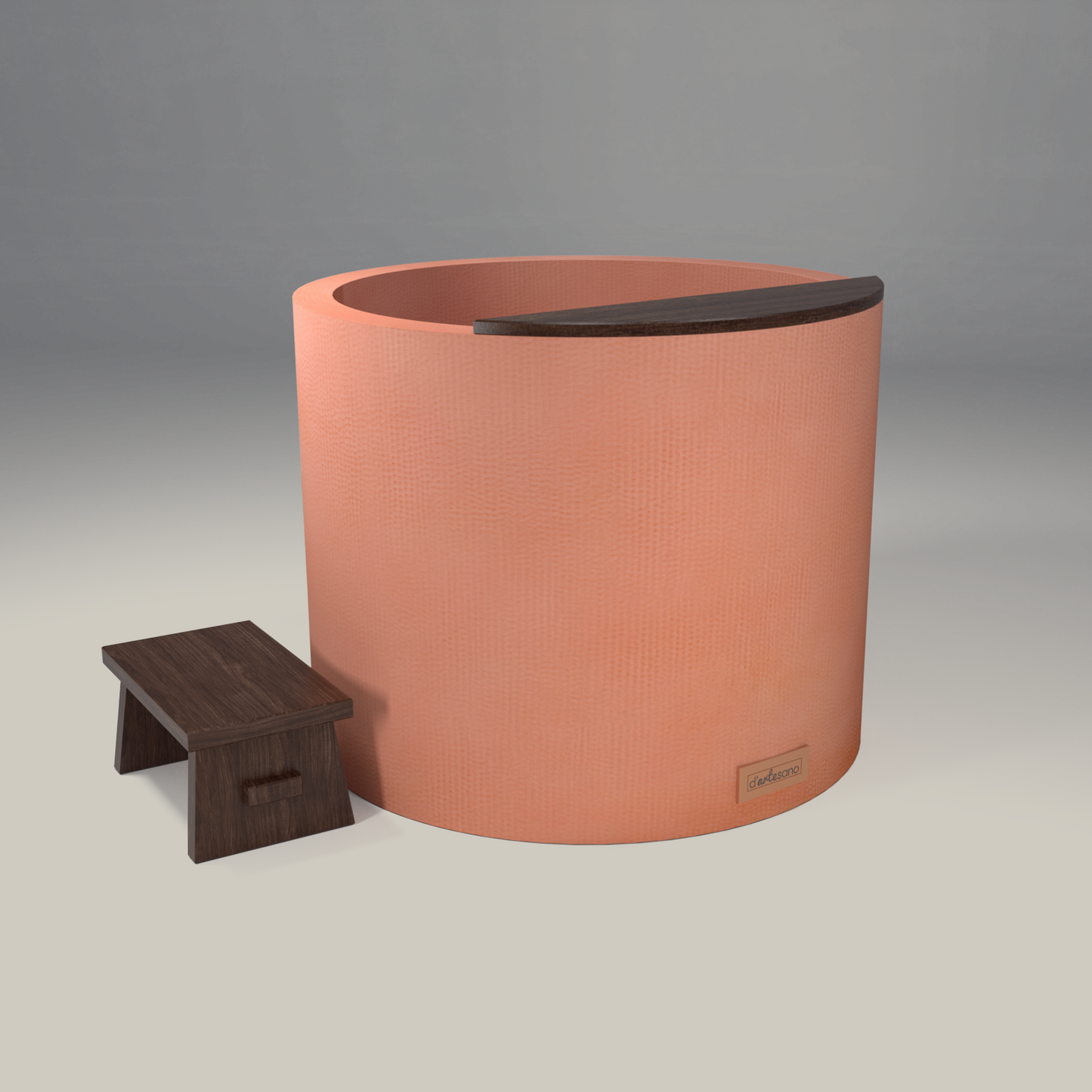 Premium Copper Round Bathtub Japanese