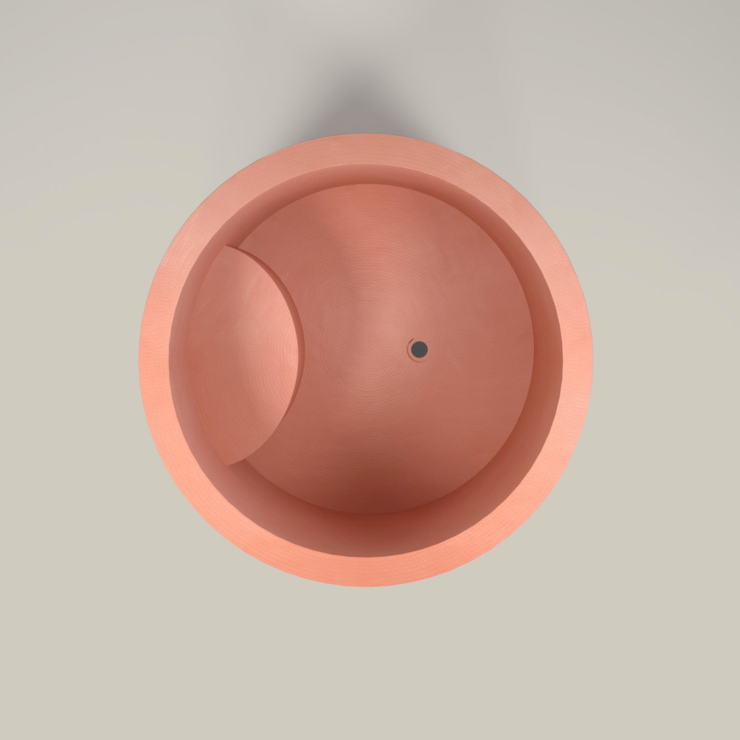 Premium Copper Round Bathtub Japanese