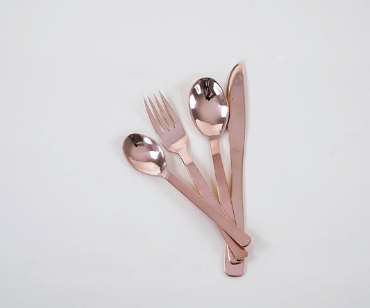 Premium Copper Flatware Set