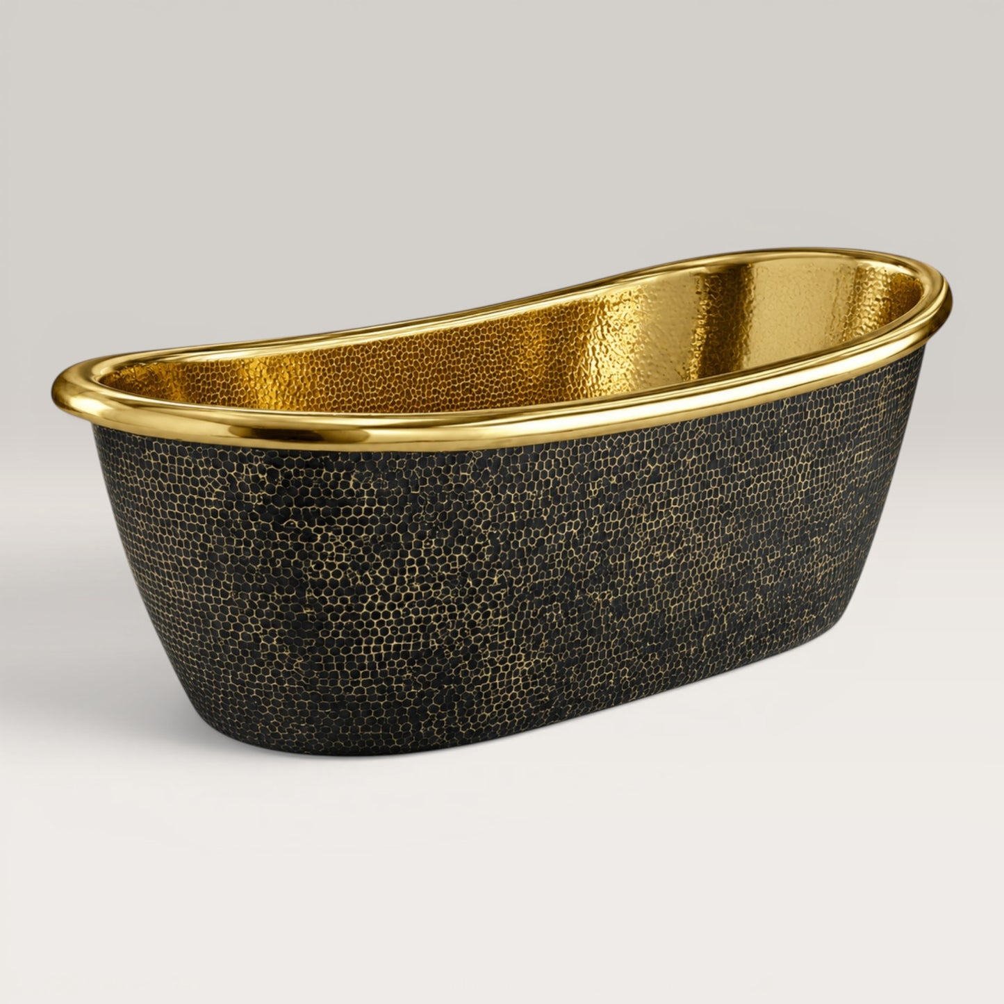 Premium Brass Bathtub Luxury Aurora Noir