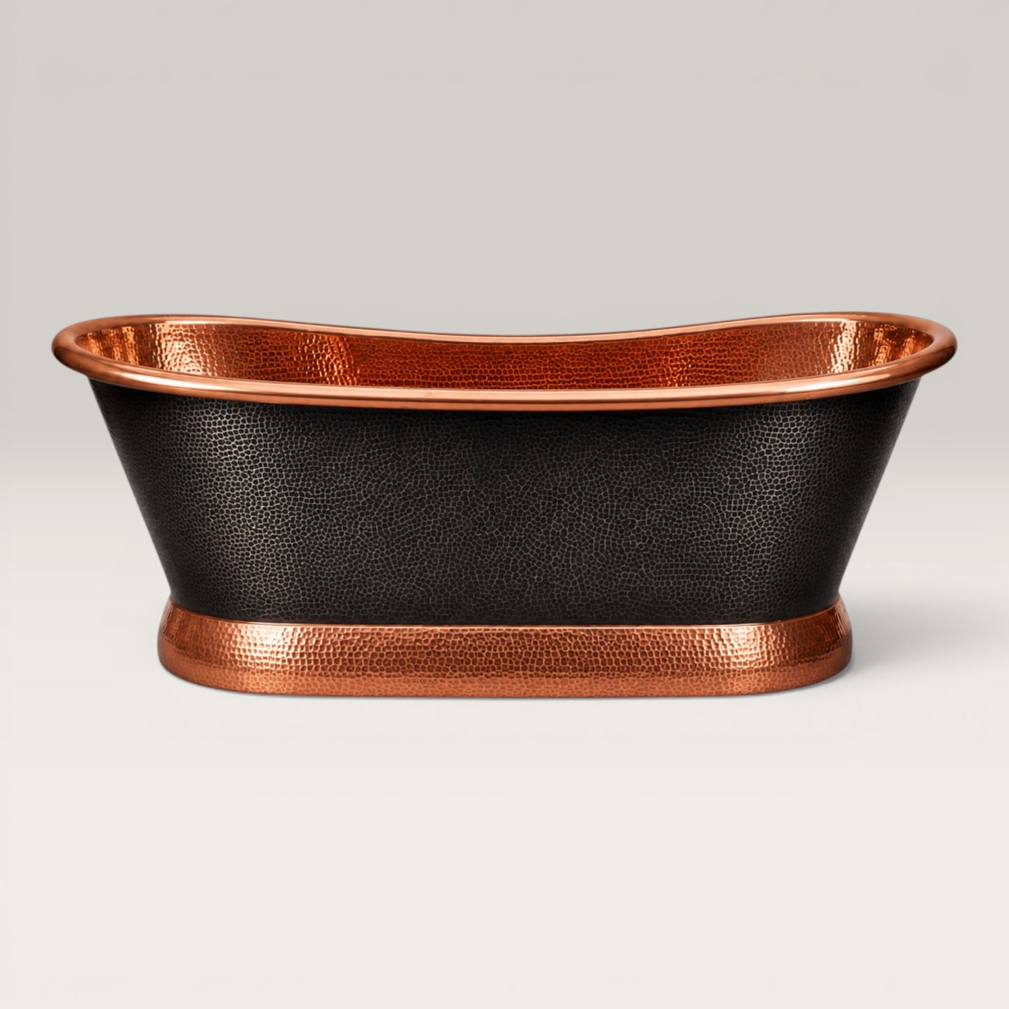 Premium Copper Bathtub Luxury Obsidian Royale