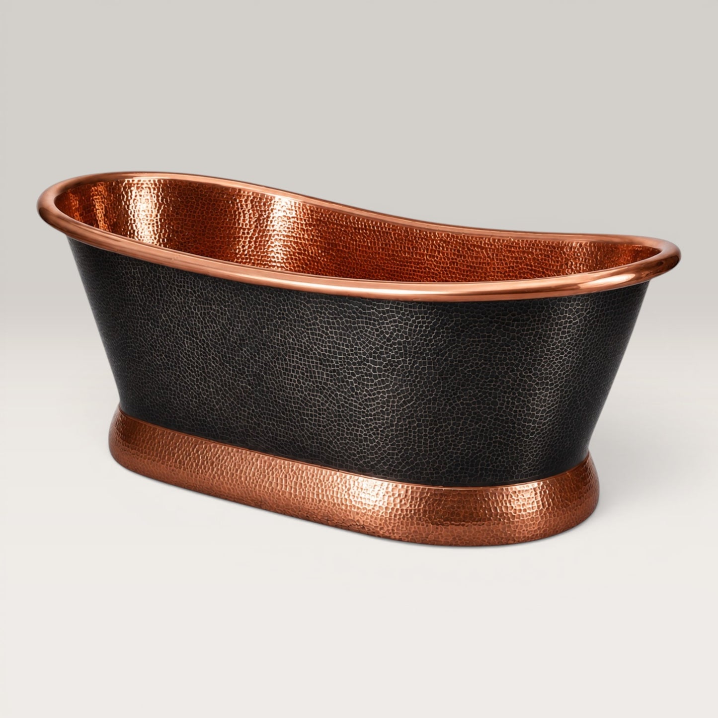Premium Copper Bathtub Luxury Obsidian Royale