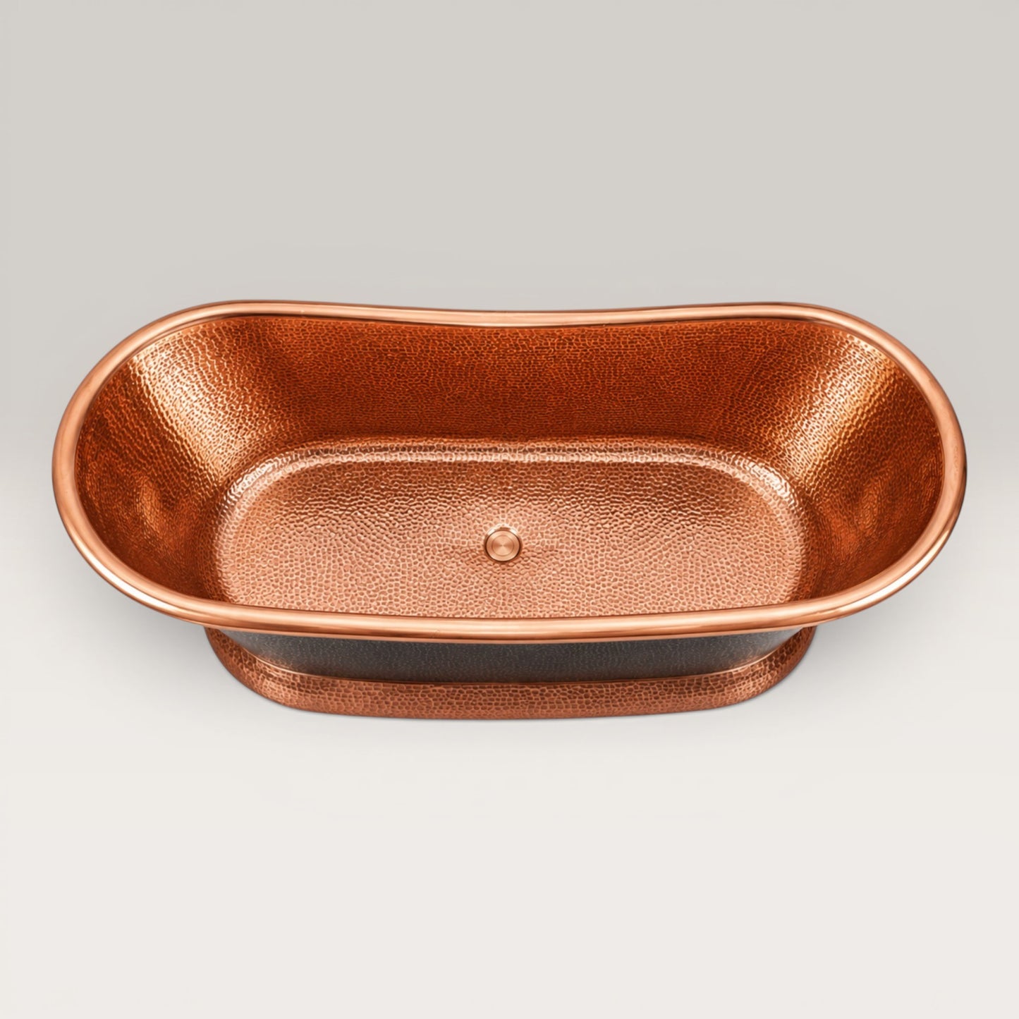 Premium Copper Bathtub Luxury Obsidian Royale