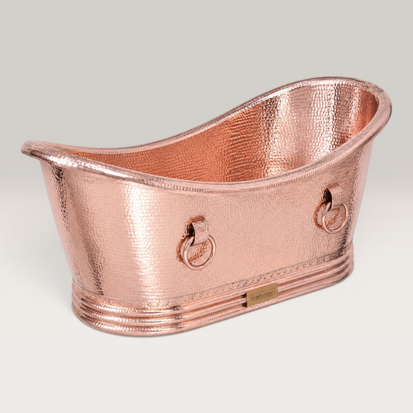 Premium Copper Bathtub Traditional With Rings