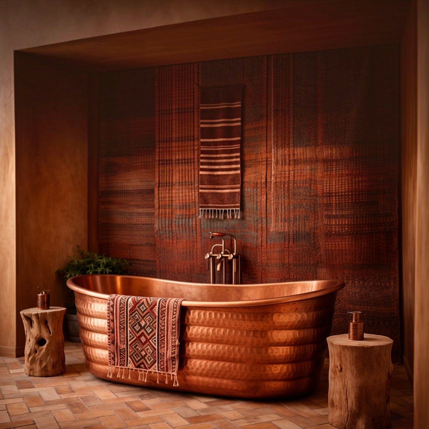 Premium Copper Bathtub Luxury Zenara