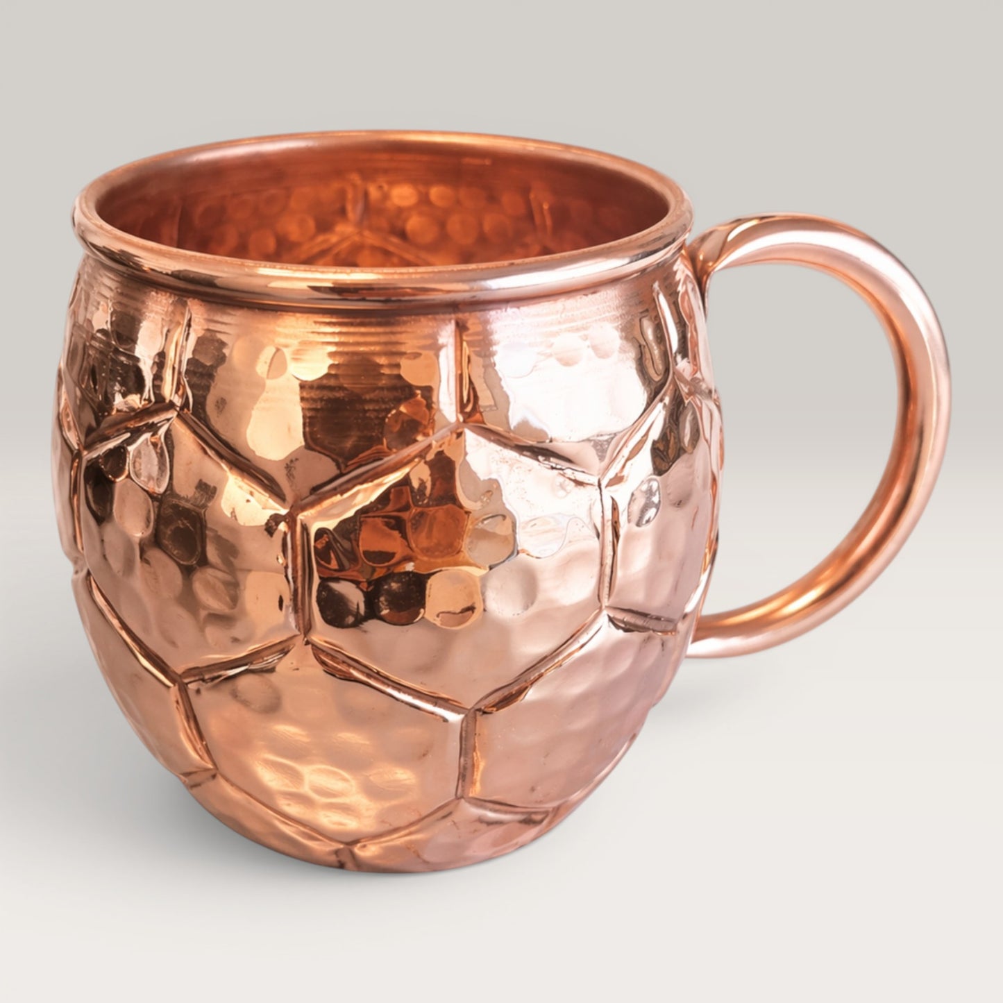Premium Copper Moscow Mule Mug Ball Design Set - Available in 4, 6, or 8 Pieces