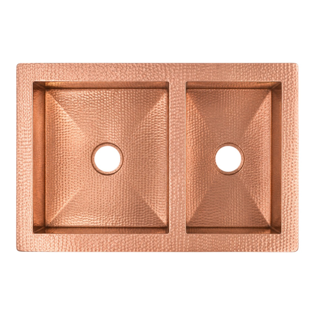 Premium Copper Farmhouse Kitchen Sink 50/50