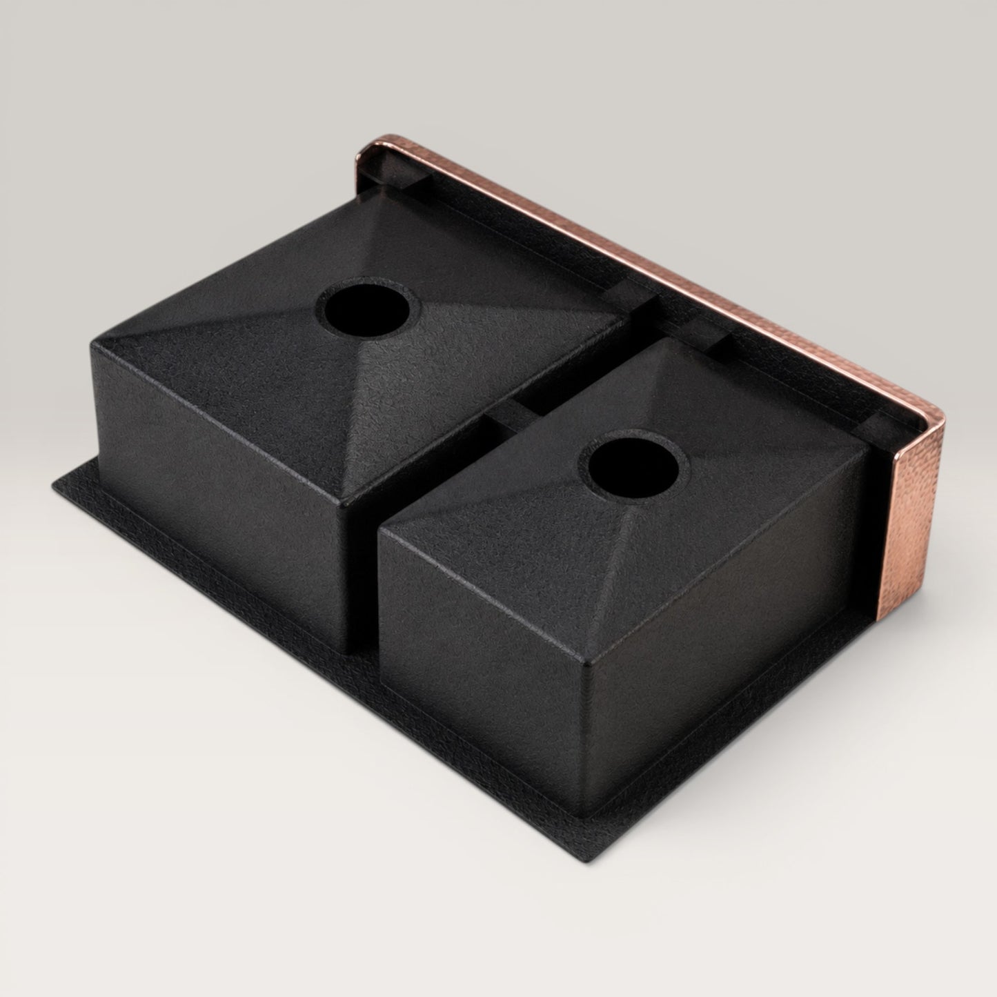 Premium Copper Farmhouse Kitchen Sink 60/40