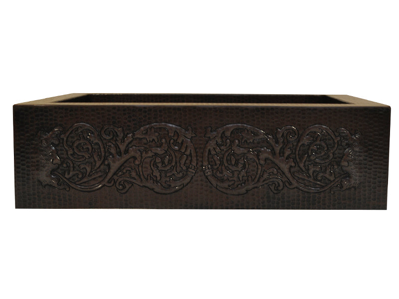 Premium Copper Farmhouse Kitchen Sink With Design