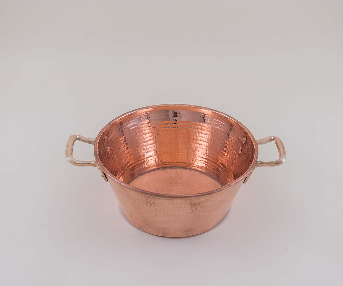 Premium Copper Cazo With Bronze Handles