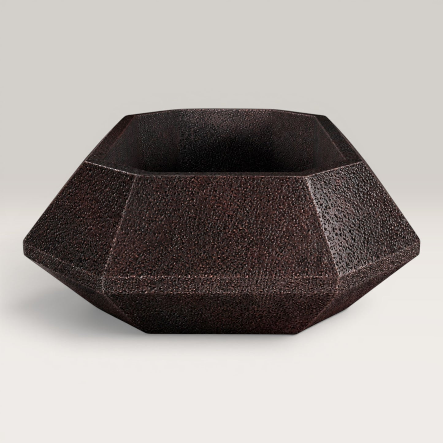 Premium Copper Volcano Vessel Sink Esmeralda Design