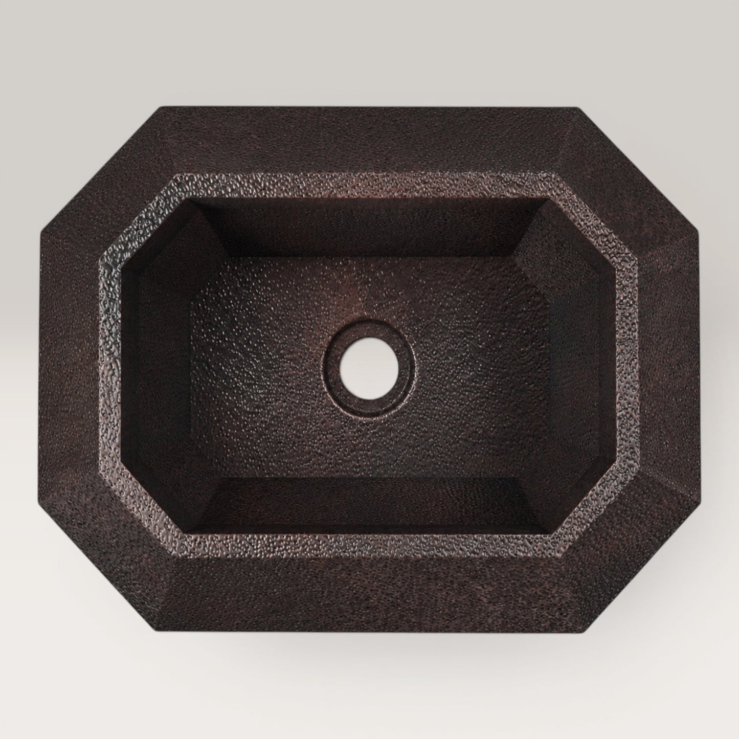 Premium Copper Volcano Vessel Sink Esmeralda Design