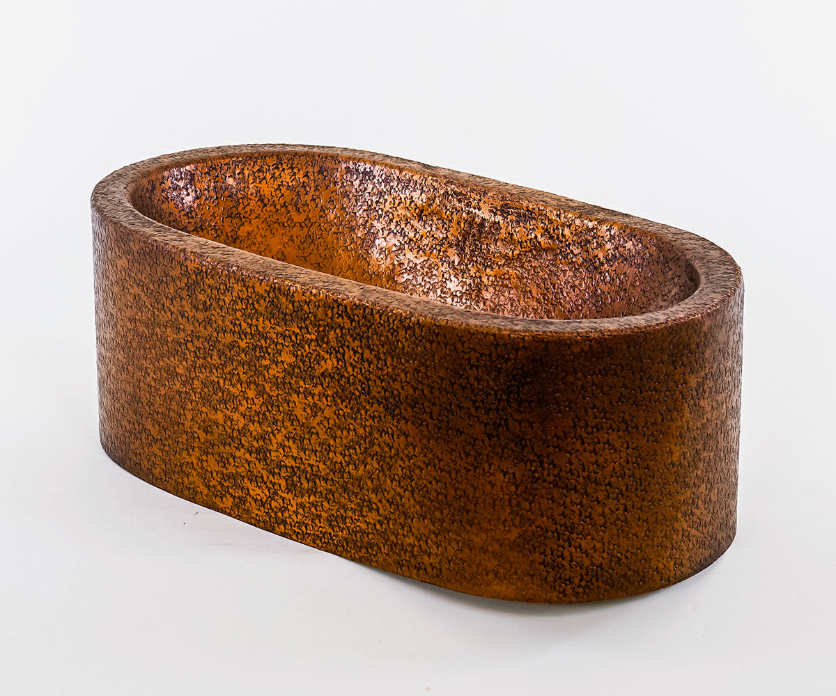 Premium Copper Volcano Vessel Sink Capsule Design