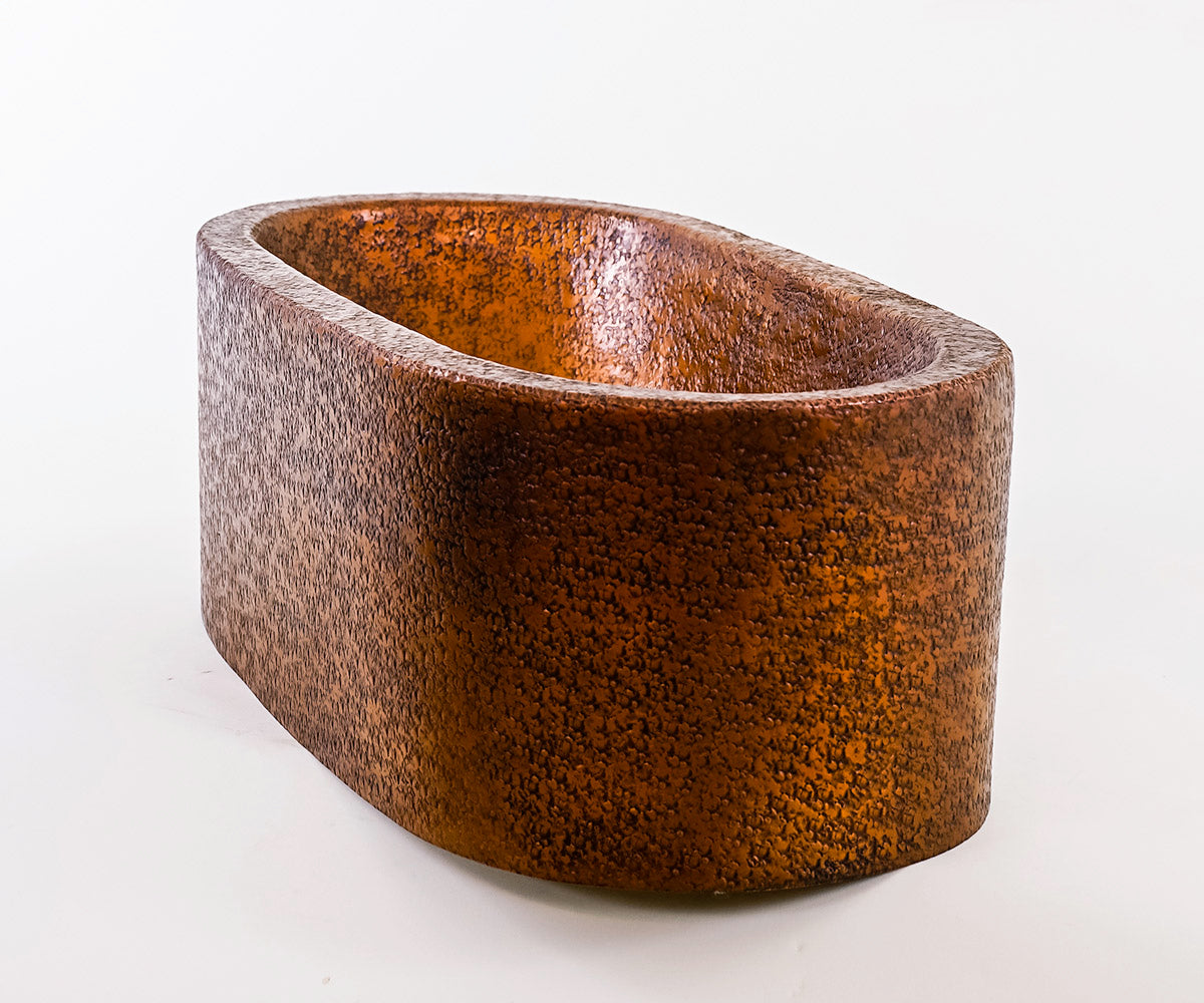 Premium Copper Volcano Vessel Sink Capsule Design