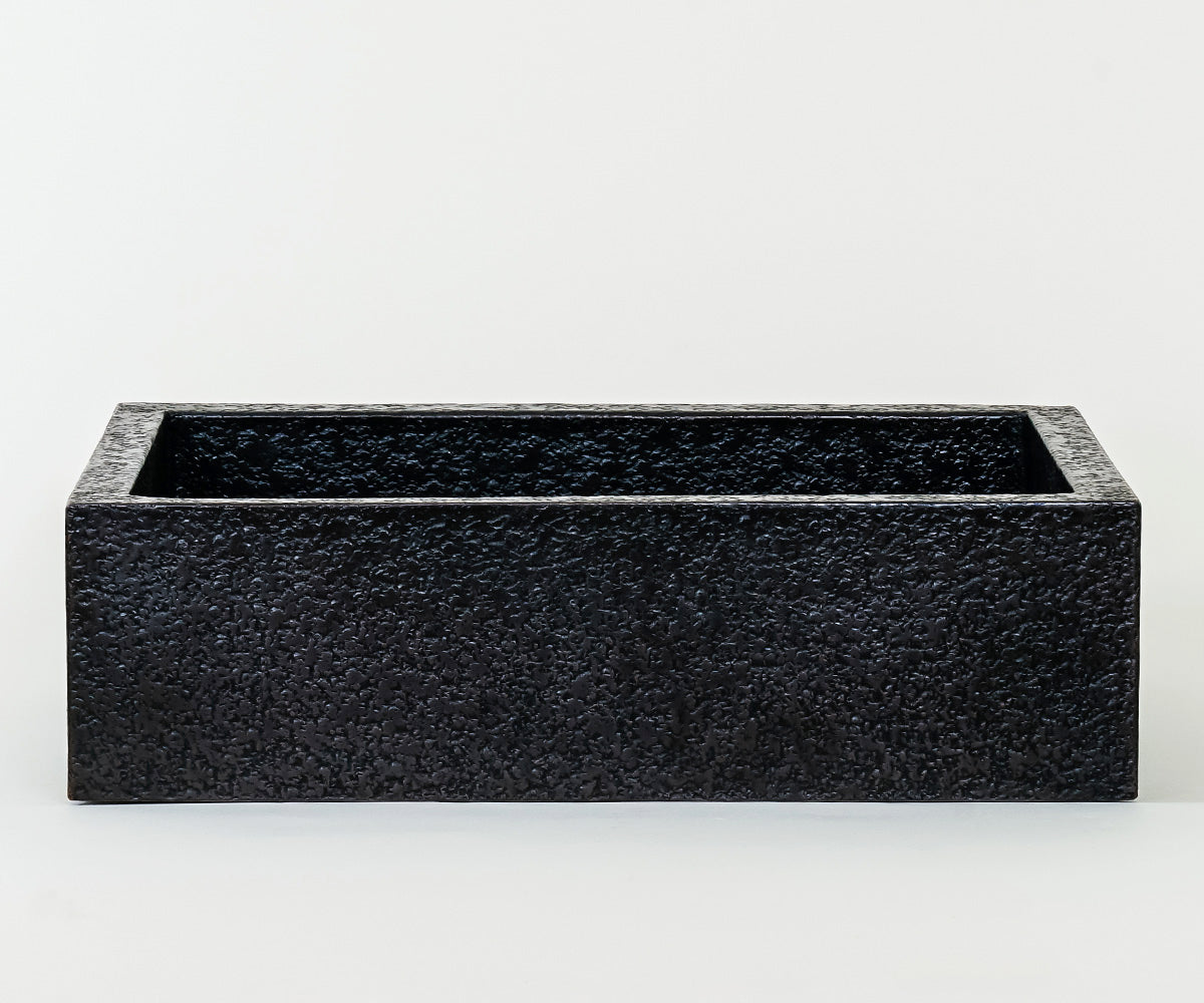 Premium Copper Volcano Rectangular Vessel Sink Tatra Design