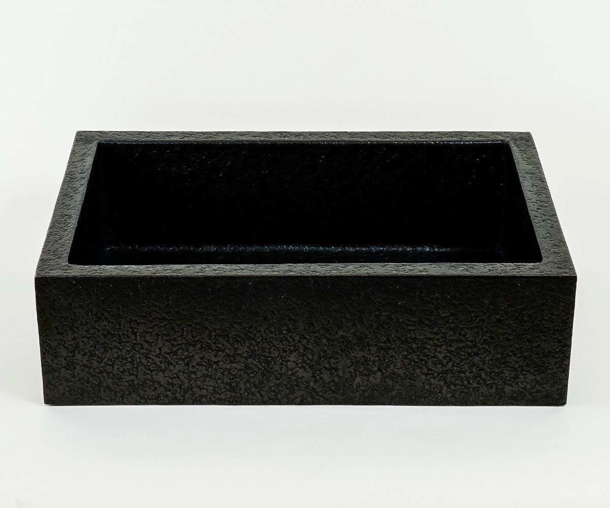 Premium Copper Volcano Rectangular Vessel Sink Tatra Design