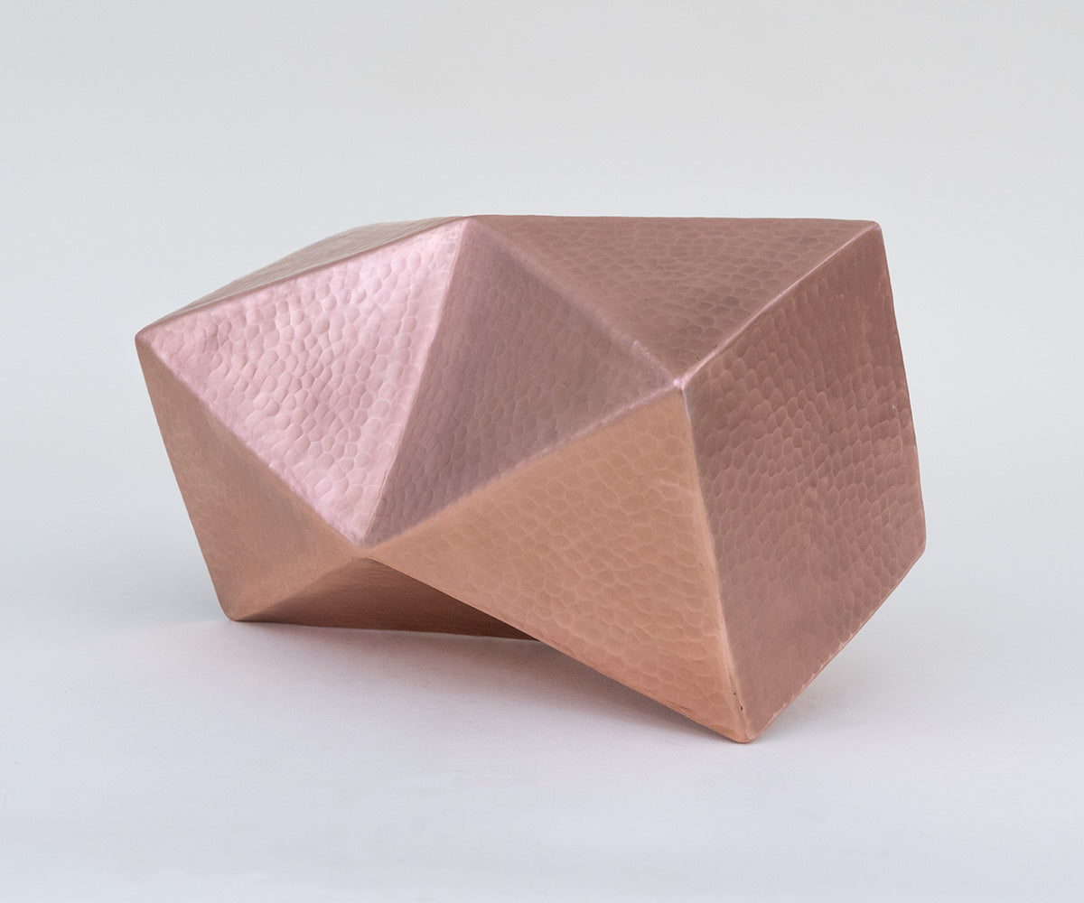Premium Copper Prism Vase