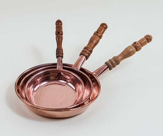 Premium Copper Frying Pan Provence Set