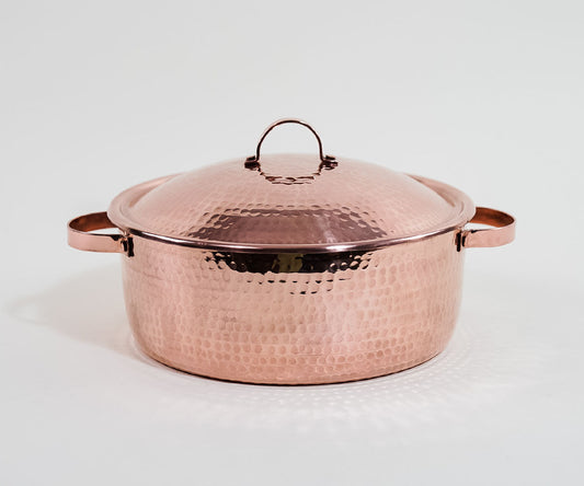 Premium Copper Medium Stock Pot