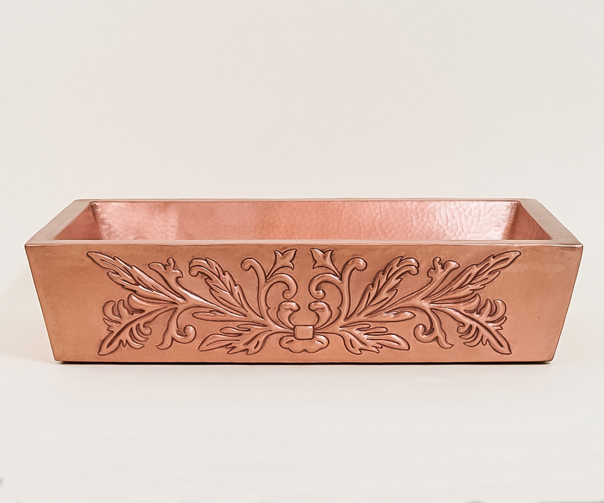 Premium Copper Vessel Sink Provence Design