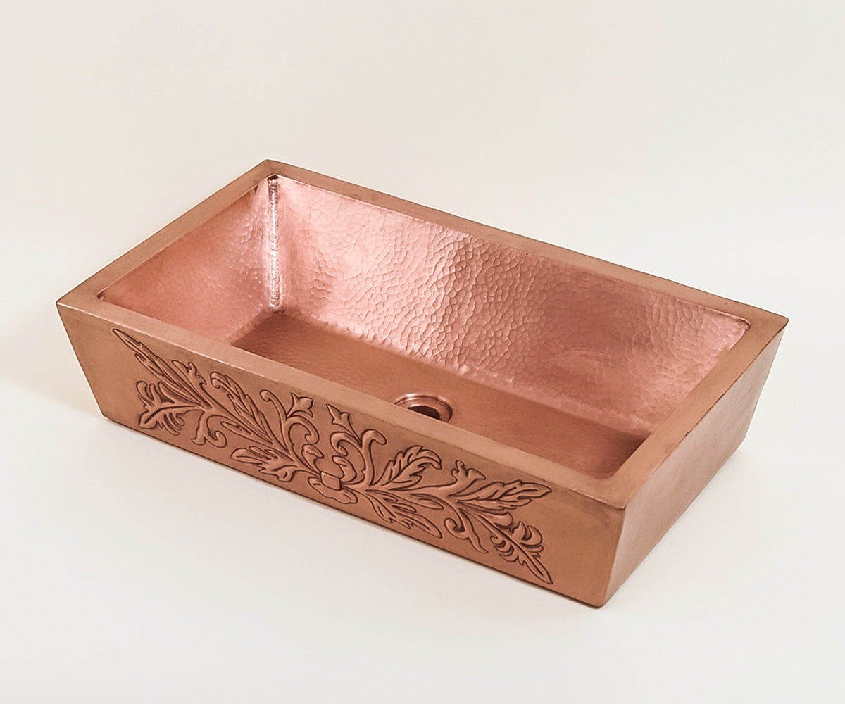Premium Copper Vessel Sink Provence Design