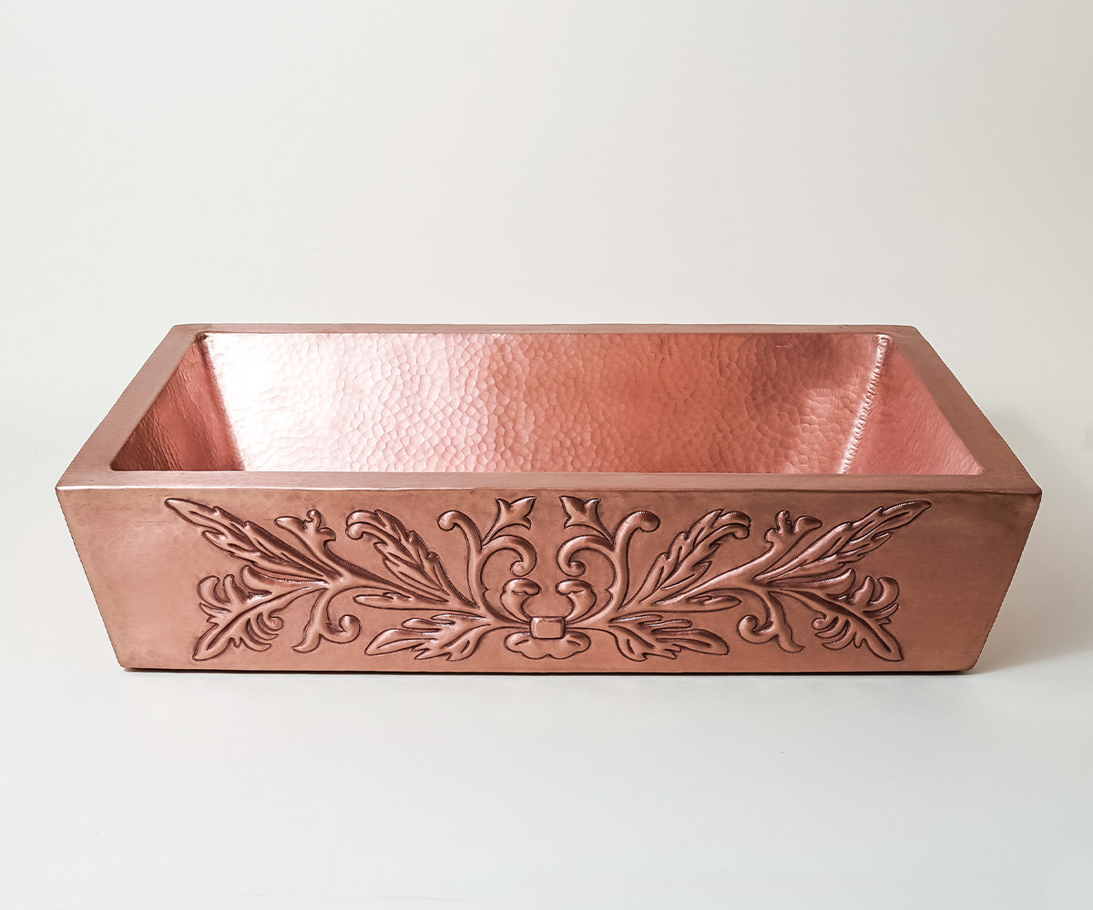 Premium Copper Vessel Sink Provence Design