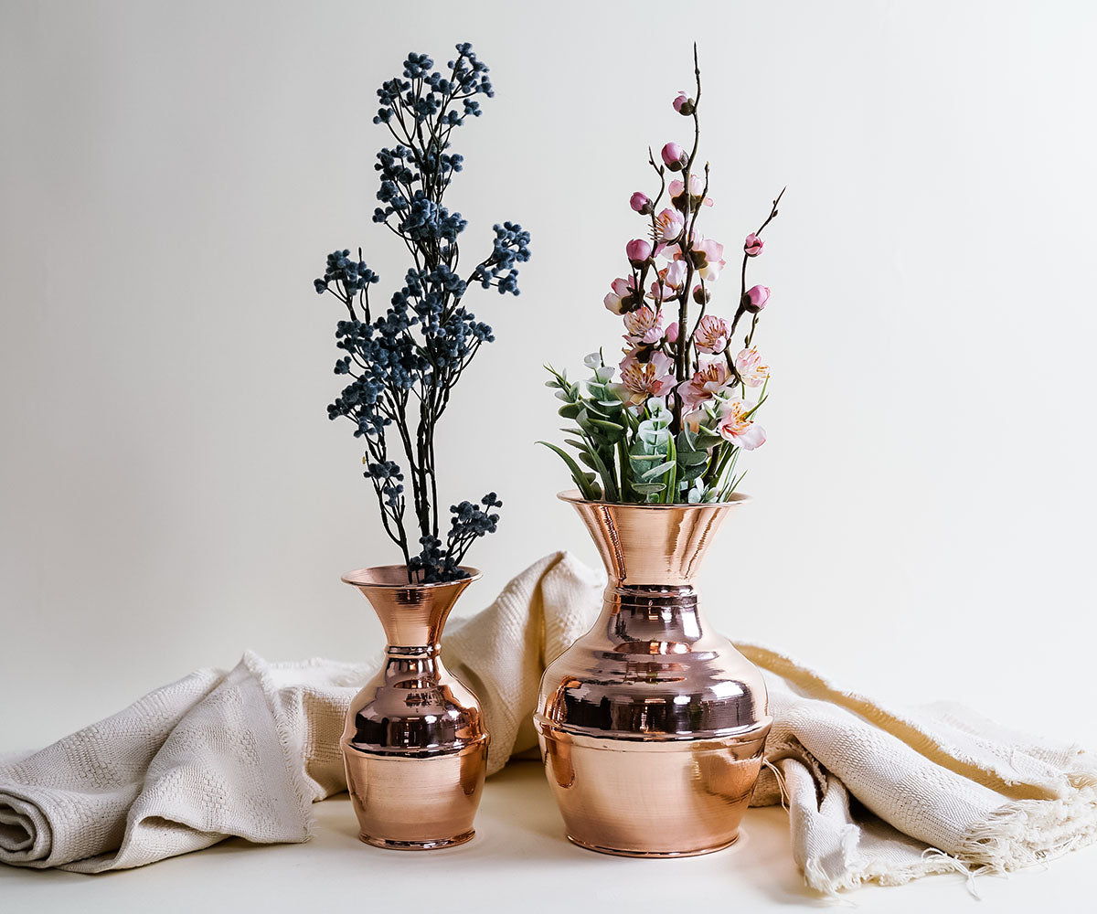 Premium Copper Smooth Provence Vase