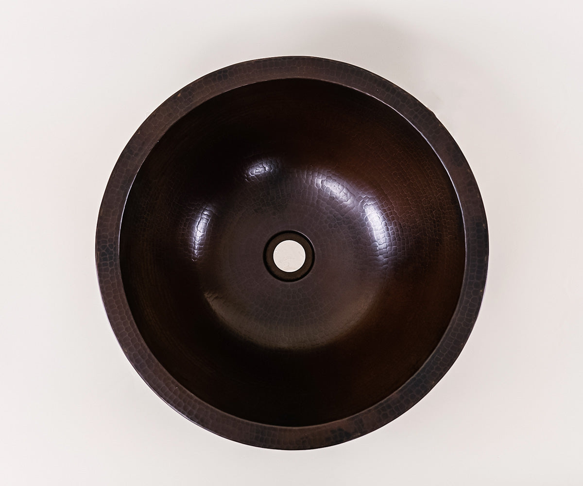 Premium Copper Oval Special Bath Sink With Apron