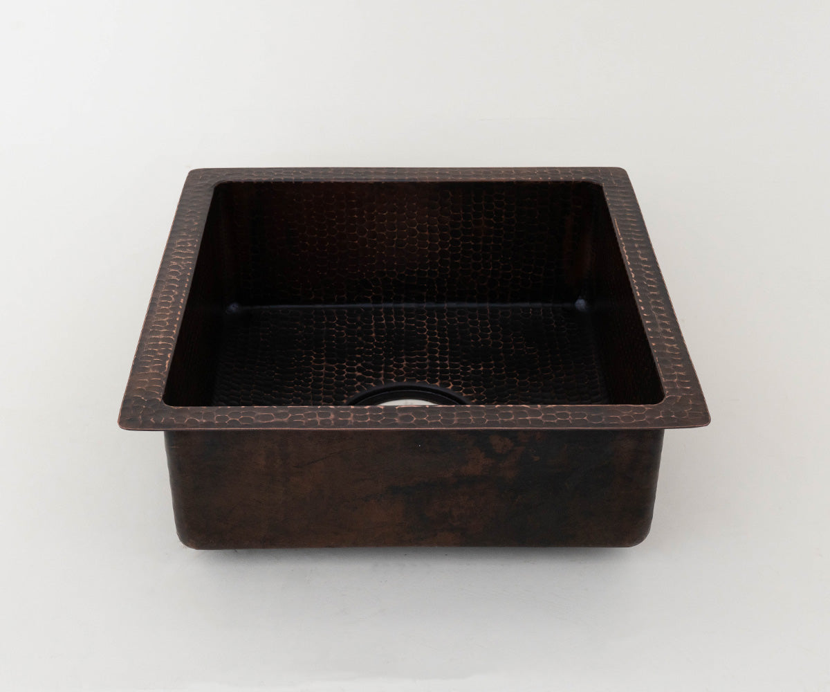 Premium Copper Square Base Bar Sink