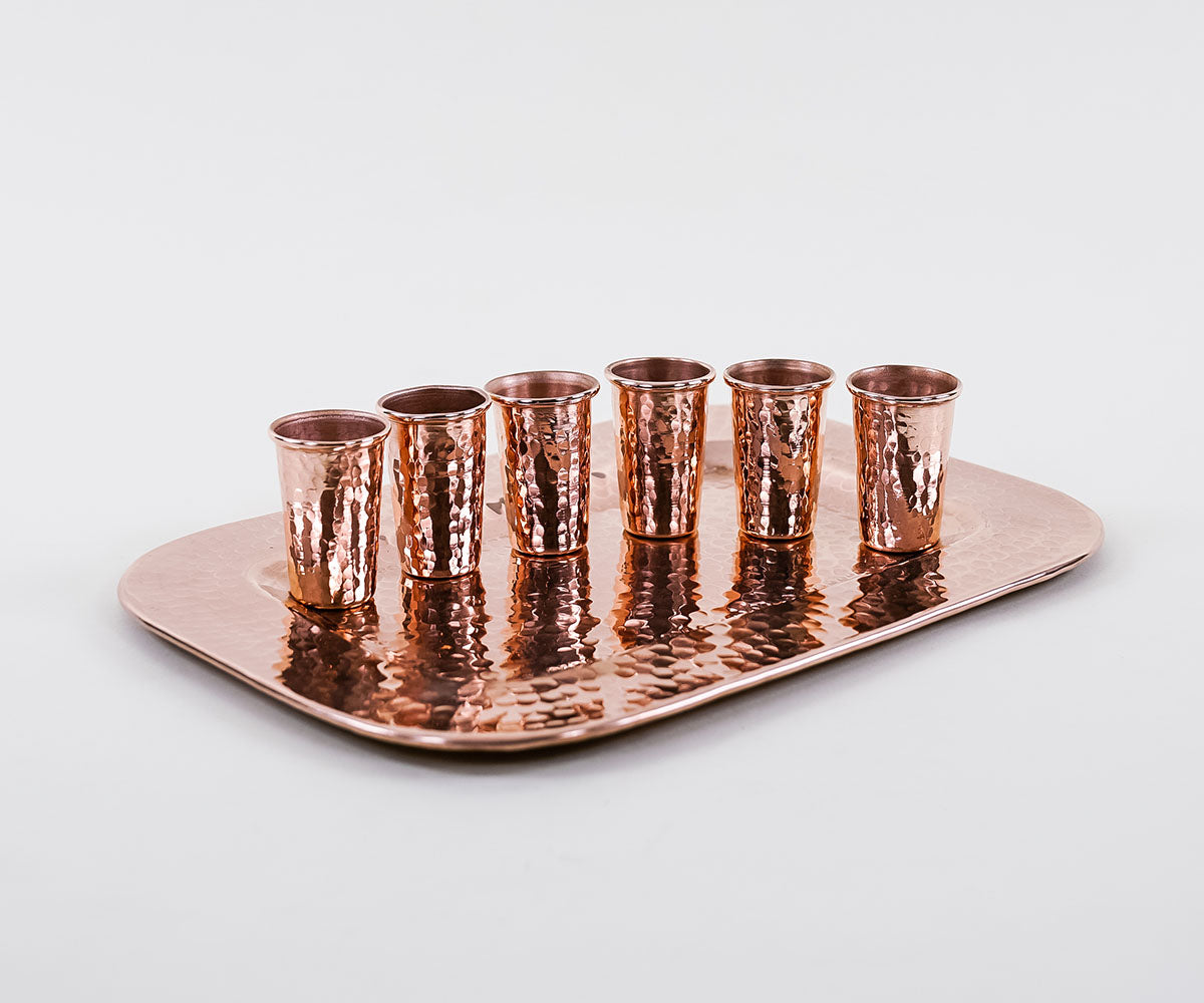 Premium Copper Tequila Set