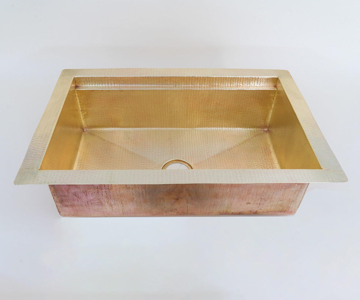 Premium Brass Kitchen Sink for Griding