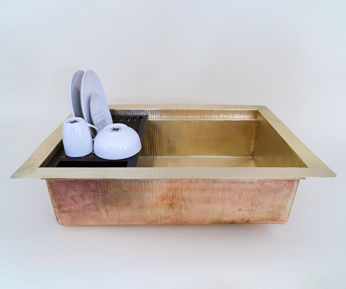 Premium Brass Kitchen Sink for Griding
