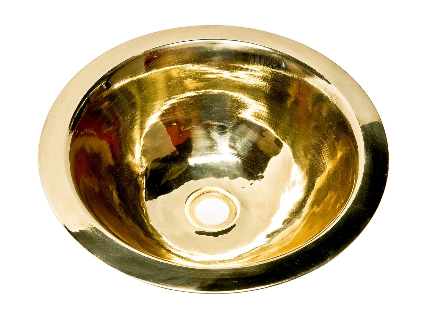 Premium Brass Smooth Round Bath Sink High Bright