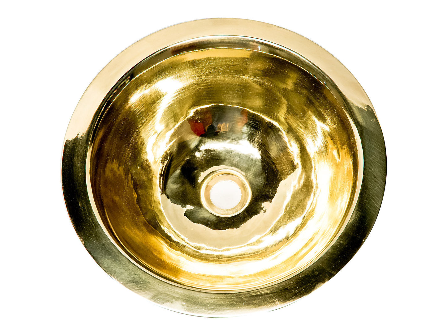 Premium Brass Smooth Round Bath Sink High Bright