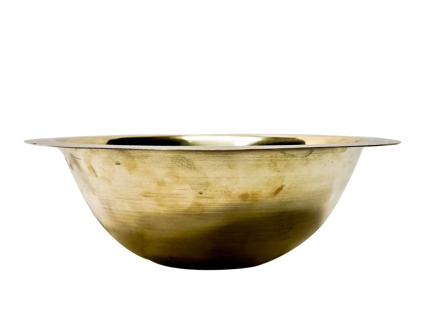 Premium Brass Smooth Round Bath Sink High Bright