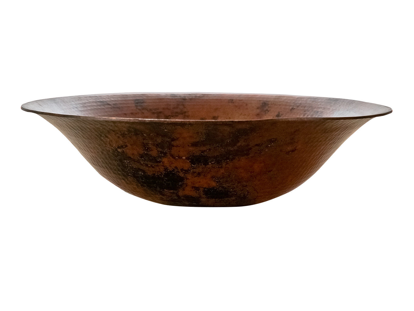 Premium Copper Round Special Bath Sink Canoa Design