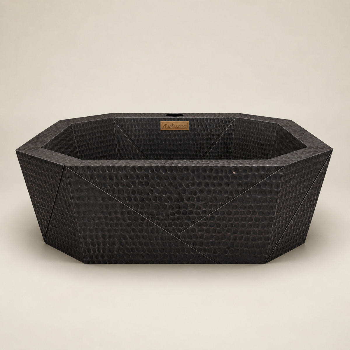 Premium Copper Vessel Sink Origami Design