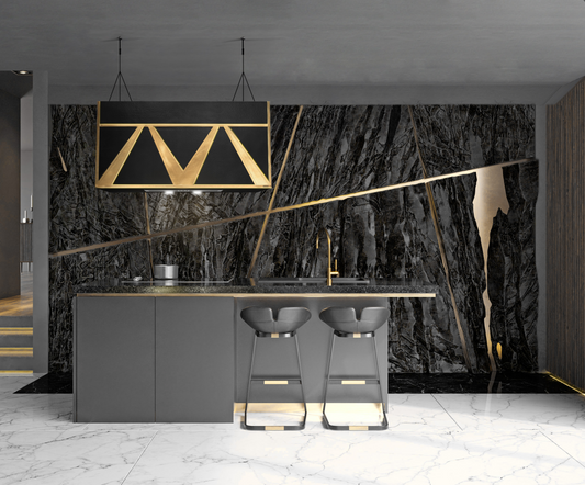 Premium Copper-Brass Range Hood Island Mount Mexiq