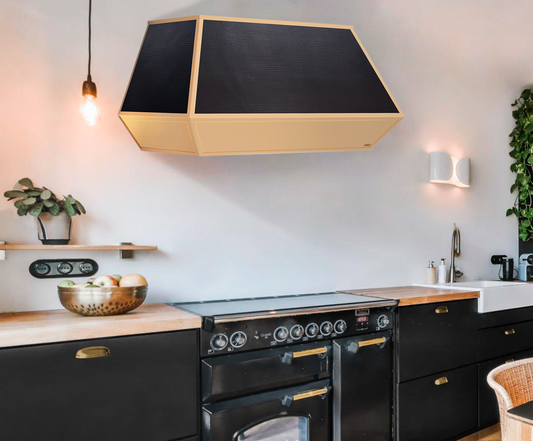 Premium Copper-Brass Range Hood Wall Mount Altiplano