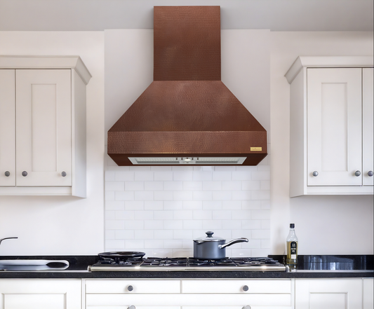 Premium Copper Range Hood Wall Mount Contemporary