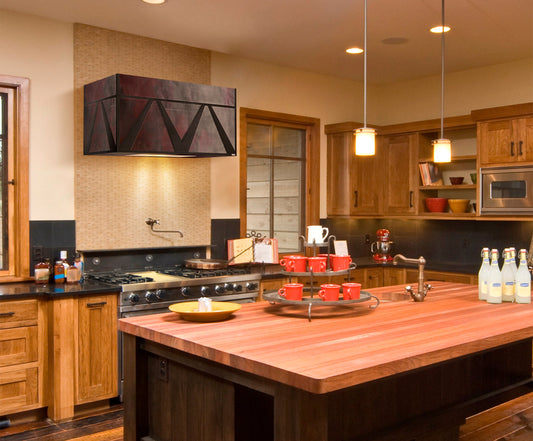 Premium Copper Range Hood Wall Mount Mexiq
