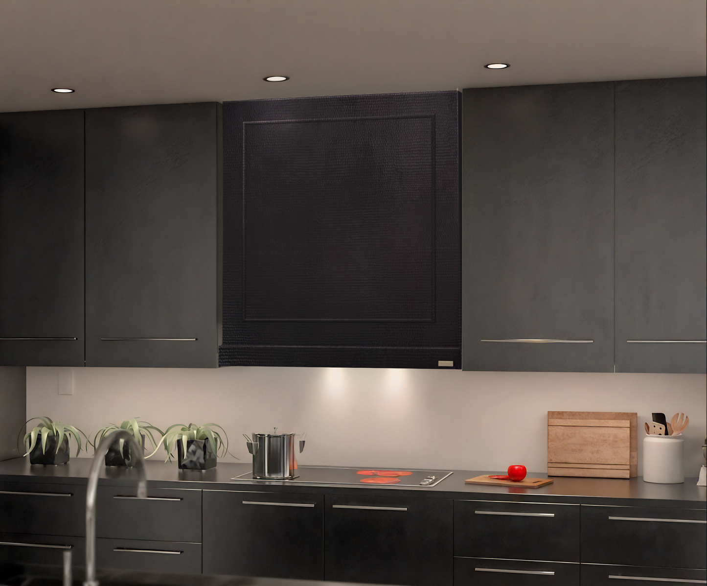 Premium Copper Range Hood Wall Mount Mitla