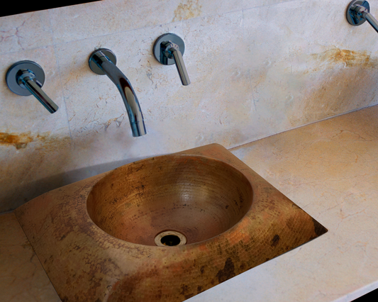 Premium Copper Special Bath Sink Cushion Design