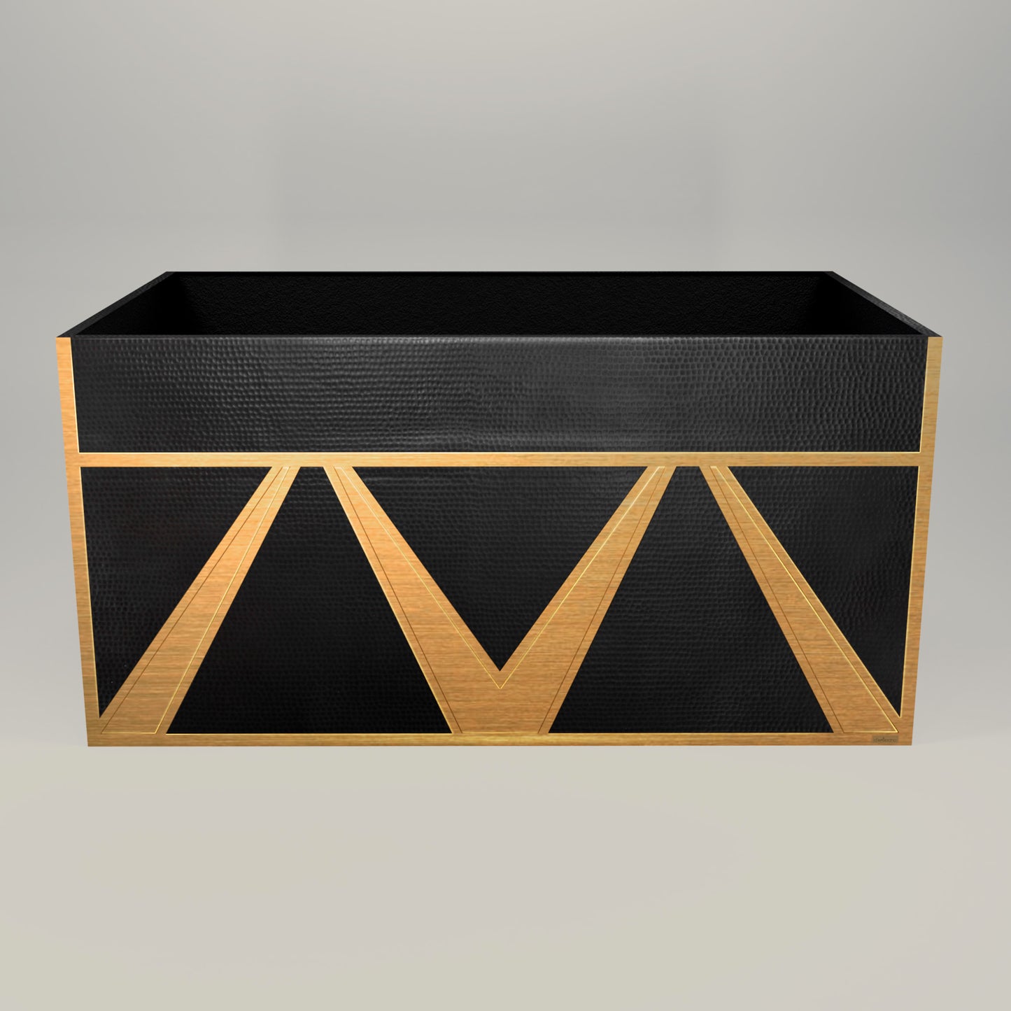 Premium Copper-Brass Range Hood Island Mount Mexiq