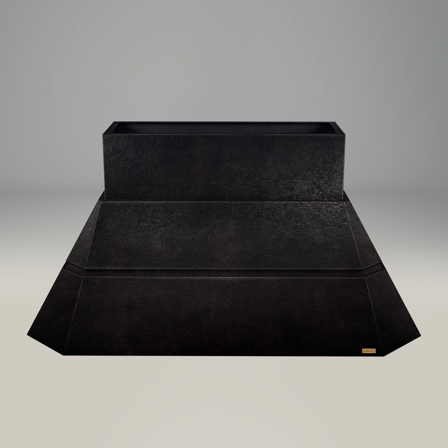 Premium Copper Volcano Range Hood Island Mount Teotihuacan