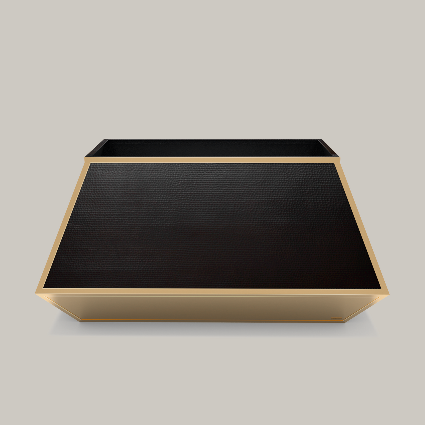 Premium Copper-Brass Range Hood Island Mount Altiplano