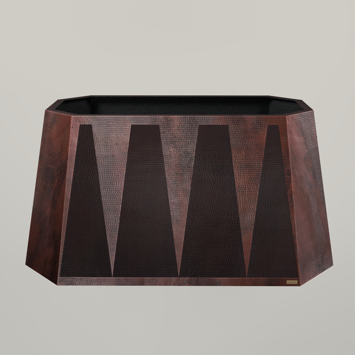 Premium Copper Range Hood Island Mount Aztek