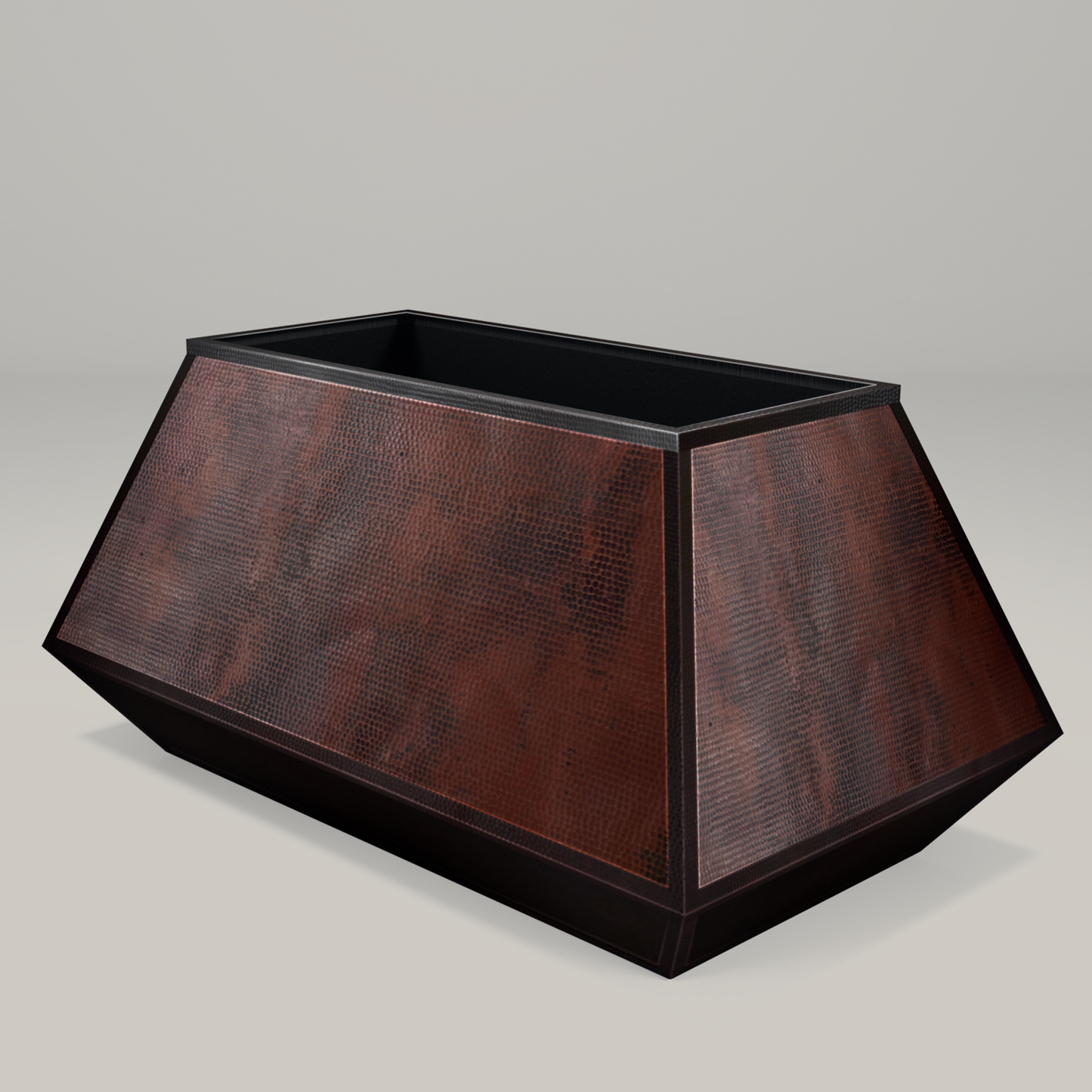 Premium Copper Range Hood Island Mount Altiplano